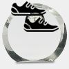 [CRY169] 4.5" Round Crystal Clock Thumbnail