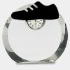 [CRY169] 4.5" Round Crystal Clock Thumbnail