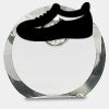 [CRY169] 4.5" Round Crystal Clock Thumbnail