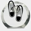 [CRY169] 4.5" Round Crystal Clock Thumbnail