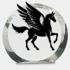 [CRY169] 4.5" Round Crystal Clock Thumbnail