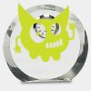 [CRY169] 4.5" Round Crystal Clock Thumbnail