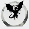 [CRY169] 4.5" Round Crystal Clock Thumbnail