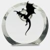 [CRY169] 4.5" Round Crystal Clock Thumbnail