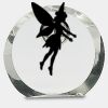 [CRY169] 4.5" Round Crystal Clock Thumbnail