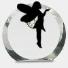 [CRY169] 4.5" Round Crystal Clock Thumbnail