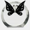 [CRY169] 4.5" Round Crystal Clock Thumbnail