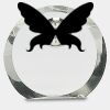 [CRY169] 4.5" Round Crystal Clock Thumbnail