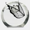 [CRY169] 4.5" Round Crystal Clock Thumbnail