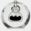[CRY169] 4.5" Round Crystal Clock Thumbnail