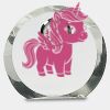 [CRY169] 4.5" Round Crystal Clock Thumbnail
