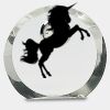[CRY169] 4.5" Round Crystal Clock Thumbnail