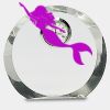 [CRY169] 4.5" Round Crystal Clock Thumbnail