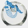 [CRY169] 4.5" Round Crystal Clock Thumbnail