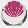 [CRY169] 4.5" Round Crystal Clock Thumbnail