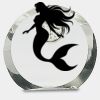 [CRY169] 4.5" Round Crystal Clock Thumbnail
