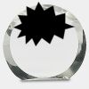 [CRY169] 4.5" Round Crystal Clock Thumbnail