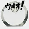 [CRY169] 4.5" Round Crystal Clock Thumbnail