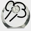 [CRY169] 4.5" Round Crystal Clock Thumbnail