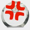 [CRY169] 4.5" Round Crystal Clock Thumbnail