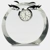 [CRY169] 4.5" Round Crystal Clock Thumbnail
