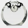 [CRY169] 4.5" Round Crystal Clock Thumbnail
