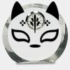 [CRY169] 4.5" Round Crystal Clock Thumbnail