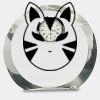 [CRY169] 4.5" Round Crystal Clock Thumbnail
