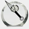 [CRY169] 4.5" Round Crystal Clock Thumbnail