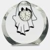 [CRY169] 4.5" Round Crystal Clock Thumbnail