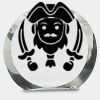 [CRY169] 4.5" Round Crystal Clock Thumbnail