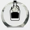 [CRY169] 4.5" Round Crystal Clock Thumbnail