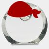 [CRY169] 4.5" Round Crystal Clock Thumbnail