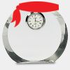 [CRY169] 4.5" Round Crystal Clock Thumbnail