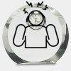 [CRY169] 4.5" Round Crystal Clock Thumbnail