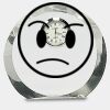 [CRY169] 4.5" Round Crystal Clock Thumbnail