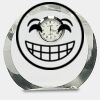 [CRY169] 4.5" Round Crystal Clock Thumbnail