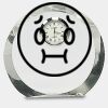 [CRY169] 4.5" Round Crystal Clock Thumbnail