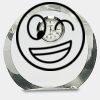 [CRY169] 4.5" Round Crystal Clock Thumbnail
