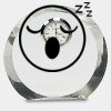 [CRY169] 4.5" Round Crystal Clock Thumbnail