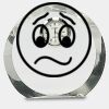 [CRY169] 4.5" Round Crystal Clock Thumbnail