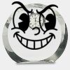 [CRY169] 4.5" Round Crystal Clock Thumbnail