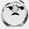 [CRY169] 4.5" Round Crystal Clock Thumbnail