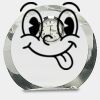 [CRY169] 4.5" Round Crystal Clock Thumbnail