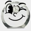 [CRY169] 4.5" Round Crystal Clock Thumbnail