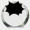 [CRY169] 4.5" Round Crystal Clock Thumbnail