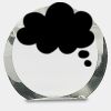 [CRY169] 4.5" Round Crystal Clock Thumbnail