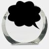 [CRY169] 4.5" Round Crystal Clock Thumbnail