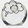 [CRY169] 4.5" Round Crystal Clock Thumbnail