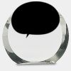[CRY169] 4.5" Round Crystal Clock Thumbnail